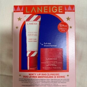 LANEIGE Candy Cane Lip Duo - Red and White
